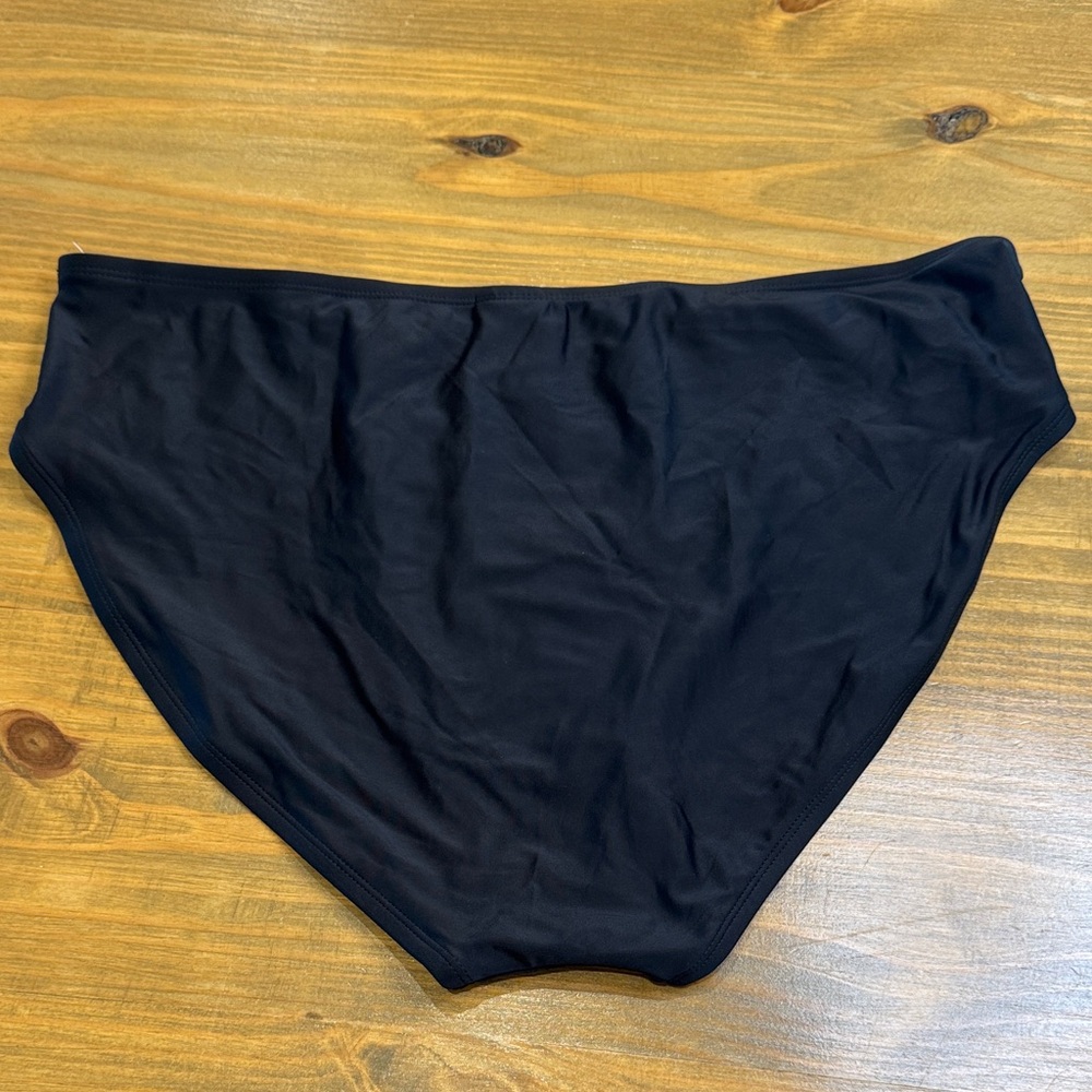 NWOT Catalina Black Women's Bikini swim Bottom 2XL - Picture 3 of 5